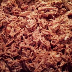 A picture of "Melt in Your Mouth" Pulled Pork Roast.
