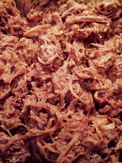 A picture of "Melt in Your Mouth" Pulled Pork Roast.