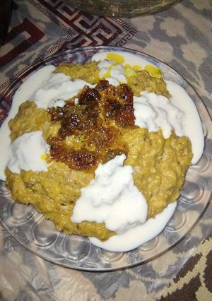 عکسی از دستور حلیم بادمجان