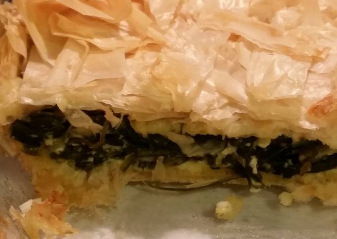 Spinach phyllo pie