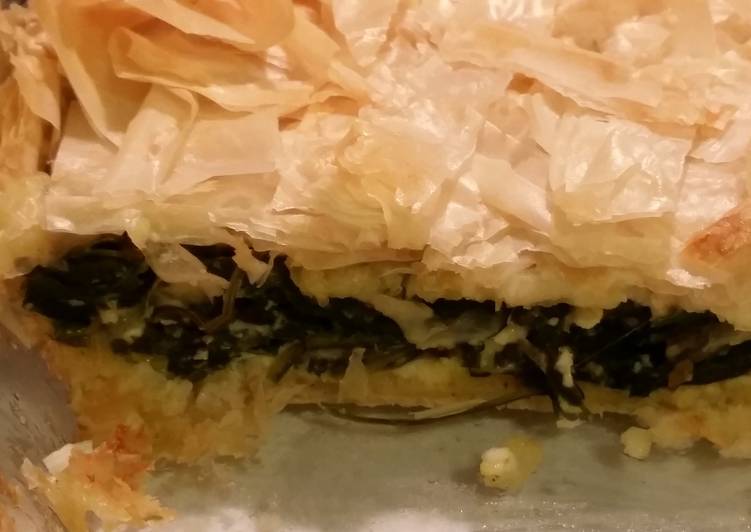 Quick Tips Spinach phyllo pie