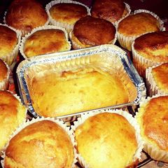 A picture of Walnut banana muffins.