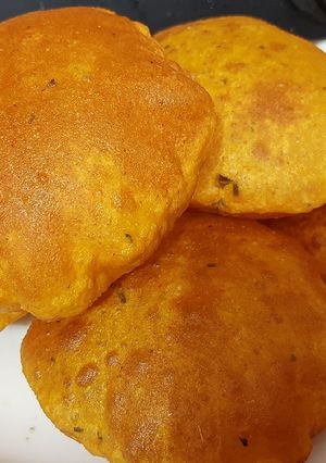 A picture of Masala poori.