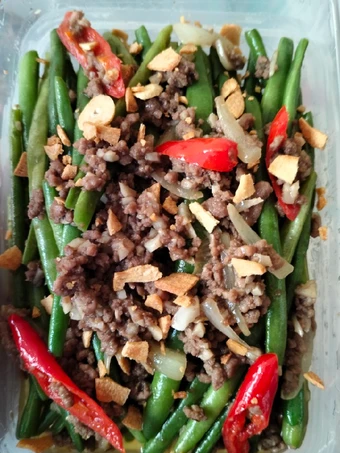 Cara Gampang Membuat Resep  Tumis baby buncis/buncis manis dengan Daging Giling yang Sempurna, Enak