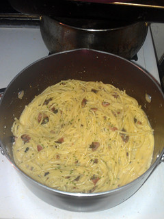 A picture of Pasta Carbonara.