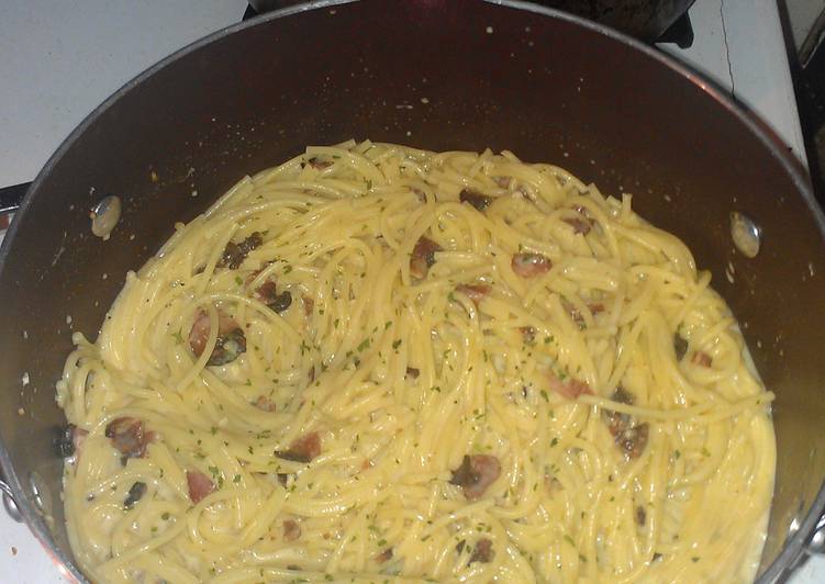 Recipe of Homemade Pasta Carbonara