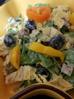 A picture of Olive and Sundried Tomato Salad.