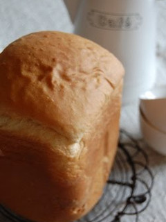 A picture of Milky Bread Made in a Bread Maker.