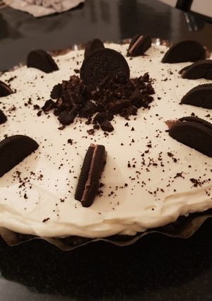 Una foto de Oreo banana split