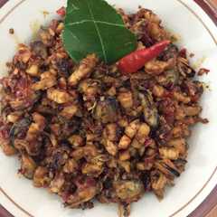 A picture of Balado kerang tempeh.