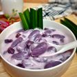 Katiri Mandi Ubi Ungu (Bubur Candil Ubi Ungu)