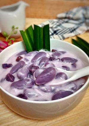 Foto resep Katiri Mandi Ubi Ungu (Bubur Candil Ubi Ungu)