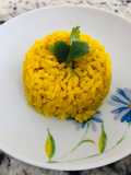 Arroz amarillo con cúrcuma y curry