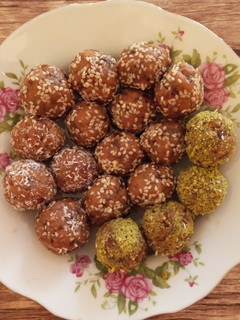 عکسی از دستور توپک رنگینک خرمایی