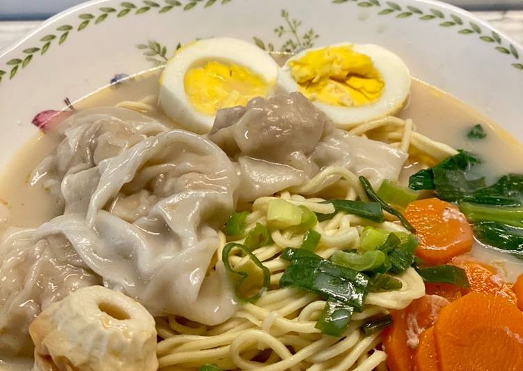 Resep Wanton Shrimp noodle yang Enak Banget