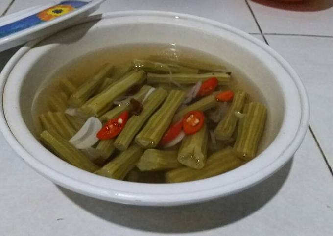 Resep Sayur Asem Klentang Bumbu Iris yang Enak