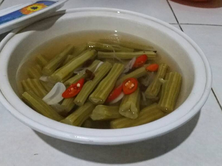 Resep Sayur Asem Klentang Bumbu Iris yang Enak