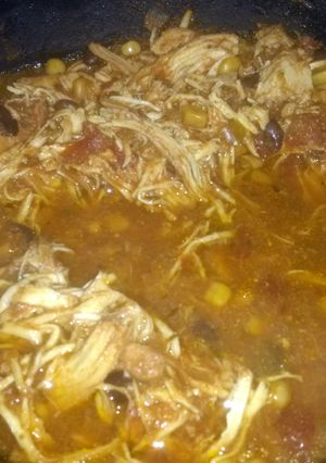 A picture of Slow Cooker Mexican Chicken.