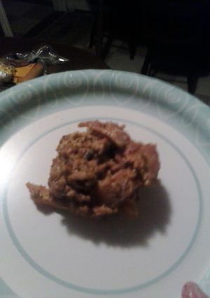 A picture of Beth's bacon cheeseburger cassorole.