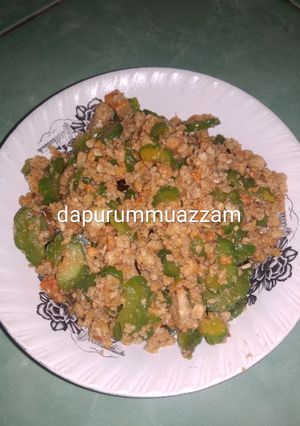 Foto resep Pare tumis oncom