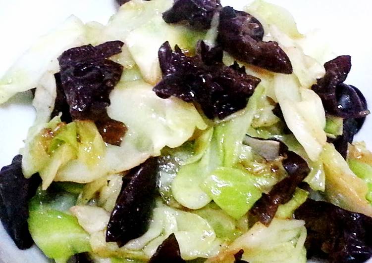 Step-by-Step Guide to Prepare Any-night-of-the-week Cabbage with black fungus