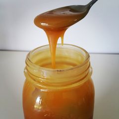 A picture of Dulce De Leche Caramel Sauce.