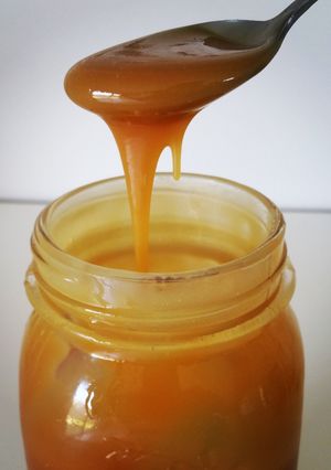 A picture of Dulce De Leche Caramel Sauce.