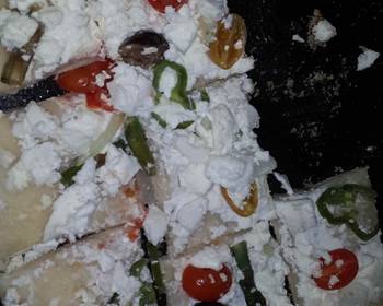 Easy Fast Cooking Feta pizza Practical Delicious