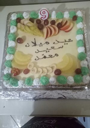 صورة لوصفة تورتة عيد الميلاد
