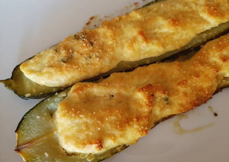 Recipe of Any-night-of-the-week Zucchine ripiene di ricotta