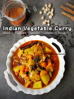 Foto resep Indian Vegetable Curry