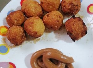 Una foto de Bolitas tipo churros