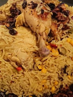 صورة لوصفة رز بالكاري مع الخضار😋