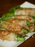 Broccolini Pork Wraps