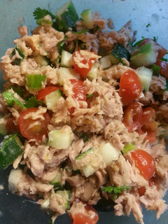 A picture of Healthy Cilantro Lime Tuna Salad.