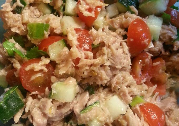Healthy Cilantro Lime Tuna Salad