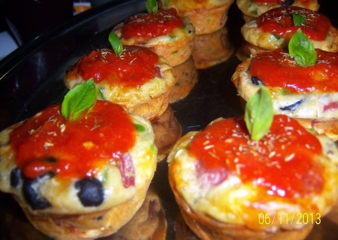 Easiest Way to Prepare Favorite Sobzee&#39;s Pizza Cup Cakes