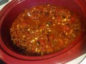 A picture of crock pot red beans