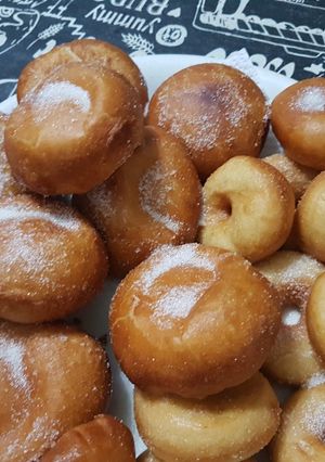 Una foto de Bolas de fraile y rosquitas aptas Aplv, sin leche y sin manteca