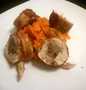 Easy Steps to Prepare Bacon wrapped sausage stuffed chicken with sweet potatoes the Perfect Appealing