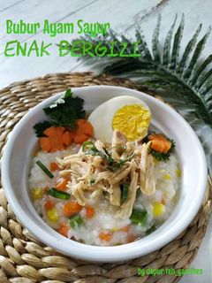 Foto resep Bubur Ayam Sayur Enak Bergizi