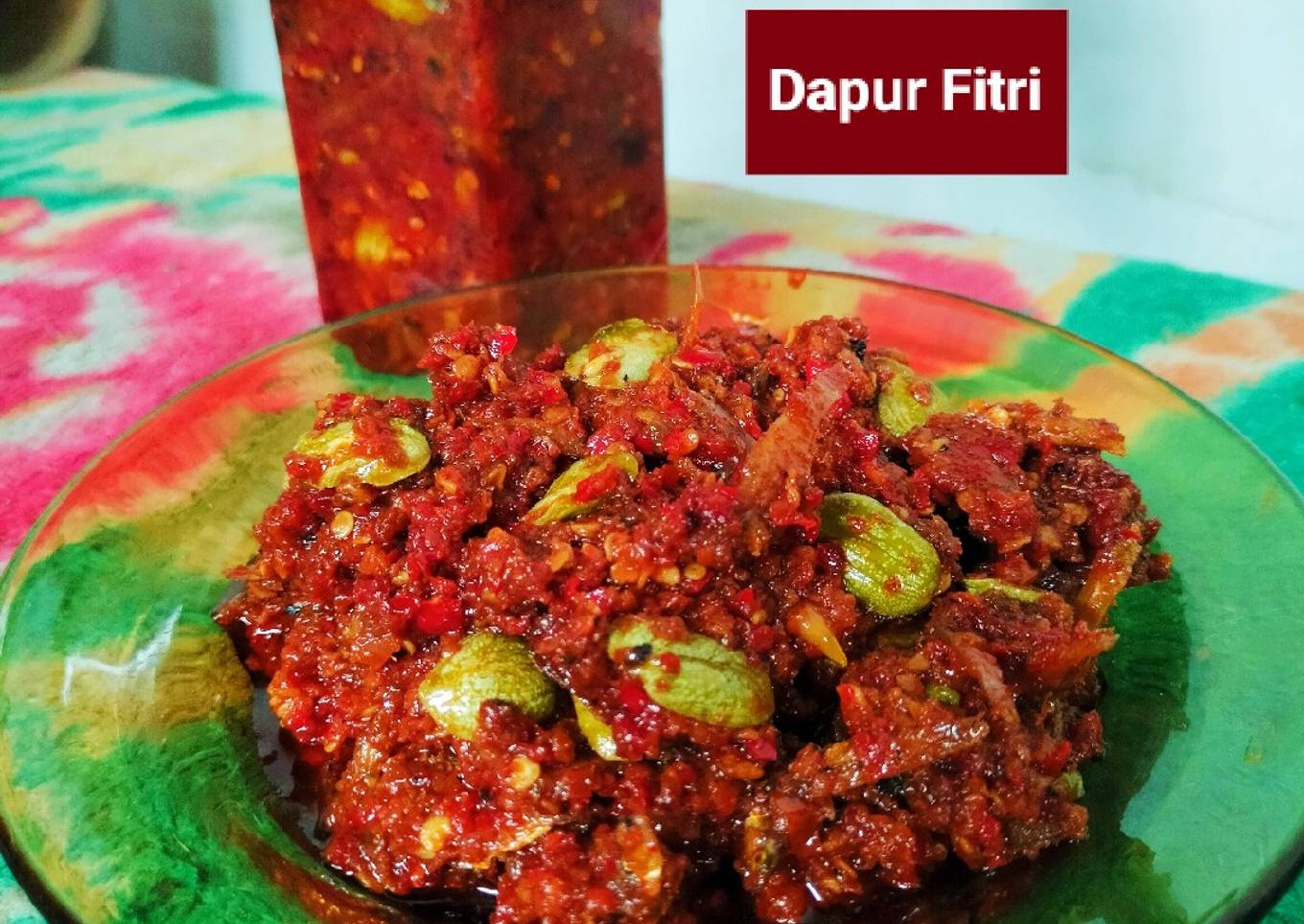 Sambal Pedas Teri Pete #Dapur Fitri