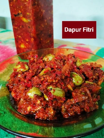 Easy Way Prepare Sambal Pedas Teri Pete #Dapur Fitri the So Delicious Delicious