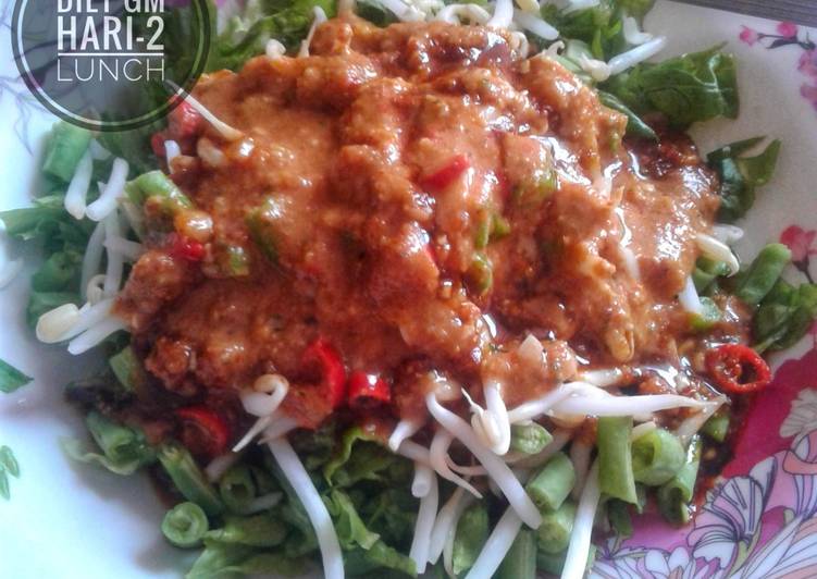 Sayuran mentah Karedok (Diet GM-2) Lunch