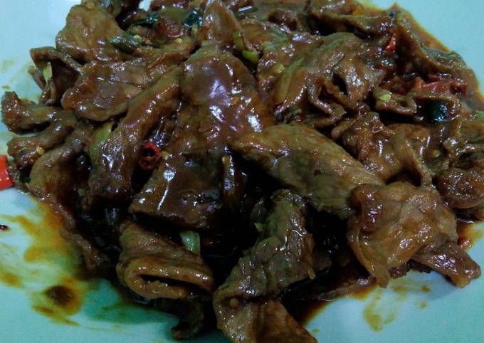 Resep Beef Teriyaki ala bundahaulafifah yang Lezat