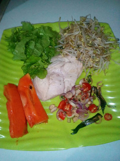 Foto resep Diet Mayo (dinner) days 2 "tim ayam sambal matah"