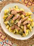 Ensalada de patatas con melva o "papas aliñás"