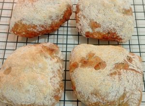 Foto resep Jinten Hitam Italian Herbs Cheese Ciabatta Sourdough (Hime Fusion)