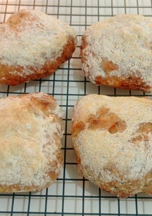 Foto resep Jinten Hitam Italian Herbs Cheese Ciabatta Sourdough (Hime Fusion)