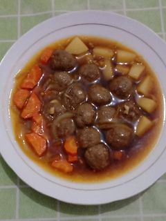 Foto resep Semur Bola Daging